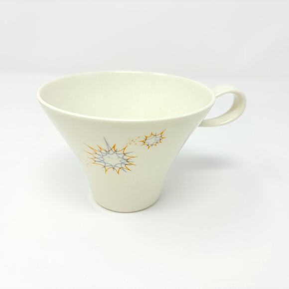 Vintage Iroquois Impromptu "Stellar" Flat Cup and Saucer MCM - Ben Seibel - Picture 3 of 8